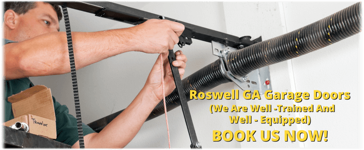 Broken Garage Door Spring Repair Roswell GA